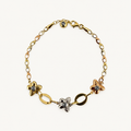 Three-motif link bracelet, overall view