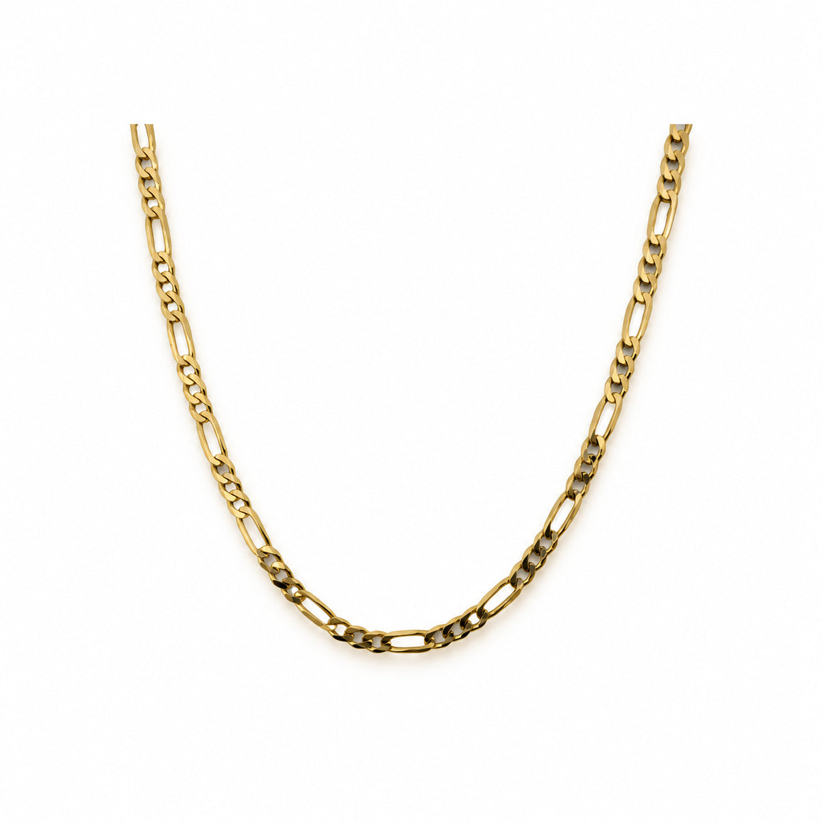 14K Gold Figaro Chain - 2mm — overall